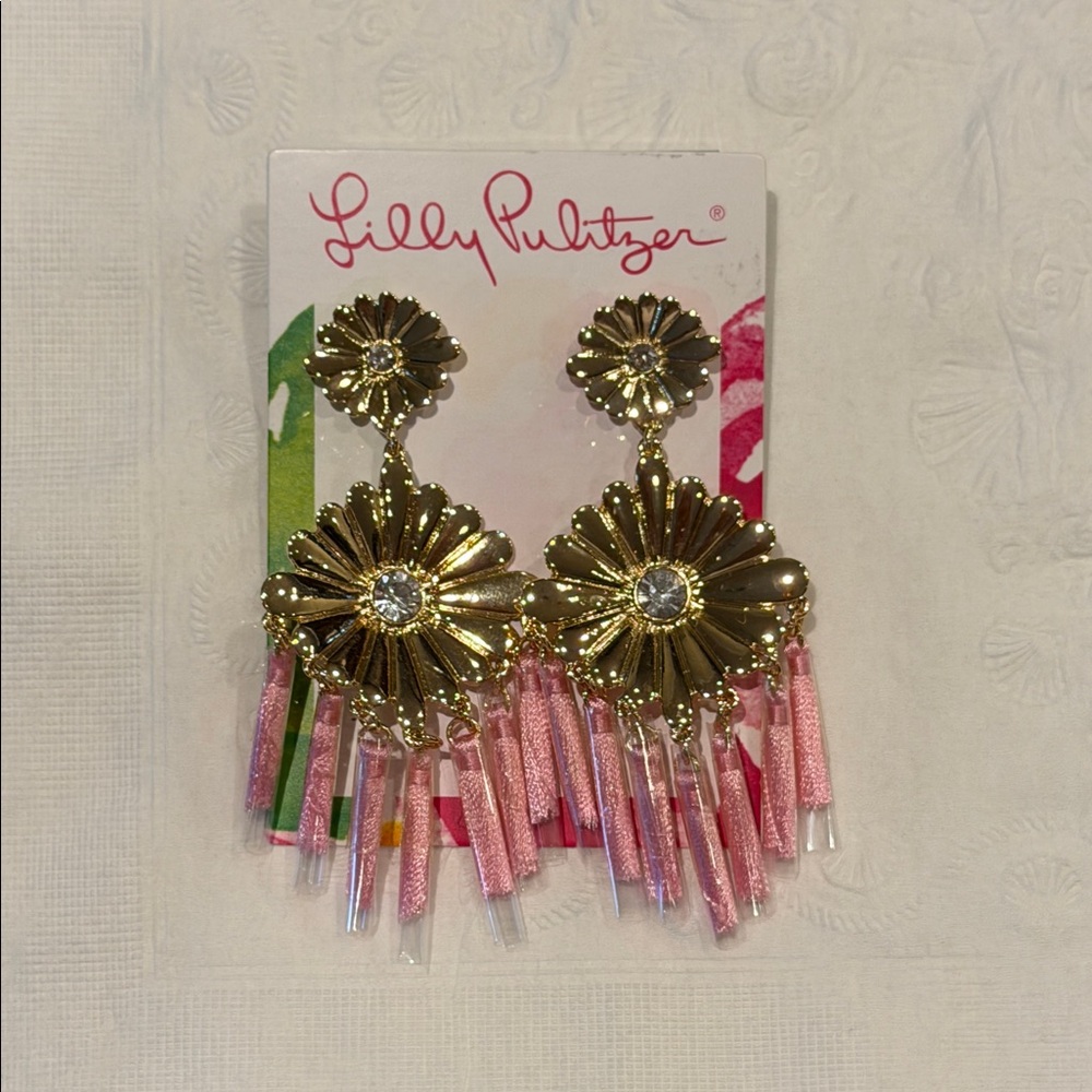 Lilly Pulitzer GWP Earrings - Mandevilla Baby NWT